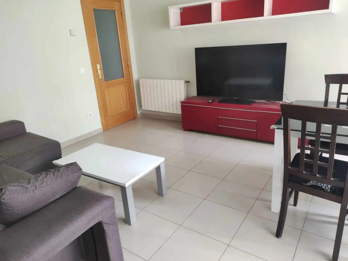 Wohnzimmer von Wohnung zur Miete in Zamora Capital  mit Heizung, Möbliert und Balkon