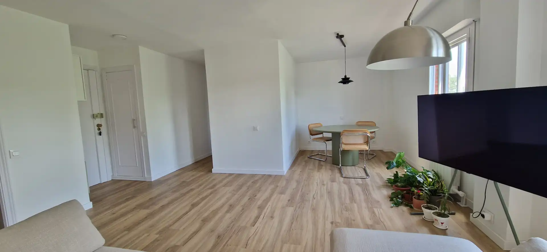 Piso de alquiler en Calle de las Marismas, 49, Numancia Comedor de Piso de alquiler en Madrid con Parquet y Amueblado
