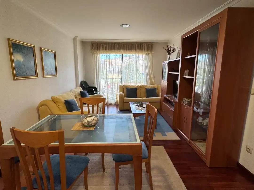 Flat for sale in Estrada de Santa Marta, 4, Baiona Living room of Flat for sale in Baiona with Parquet flooring, Terrace and Storage room