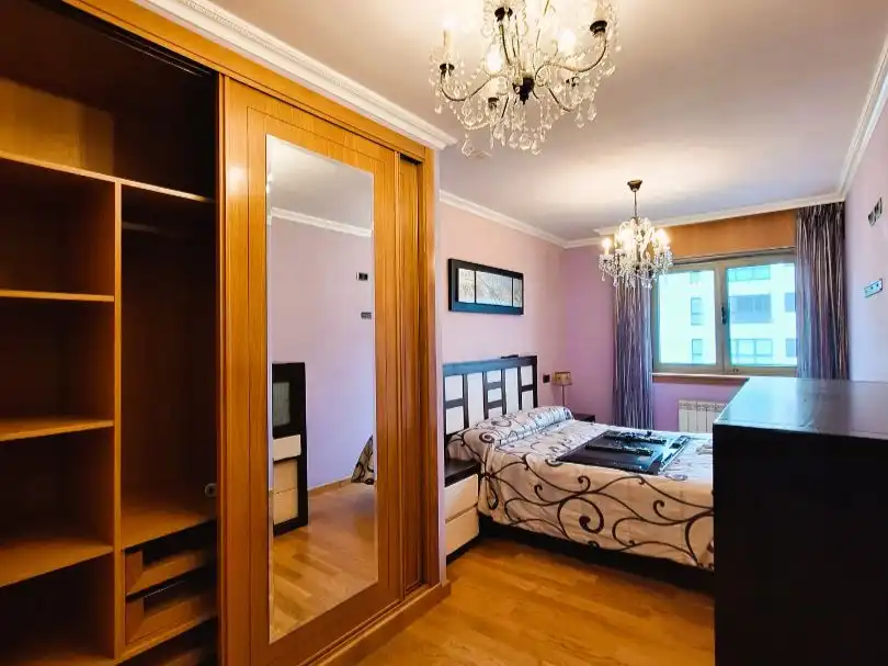 Flat for rent in Avenida de Monelos, 147, Eirís Bedroom of Flat for rent in A Coruña Capital with Heating, Storage room and Furnished