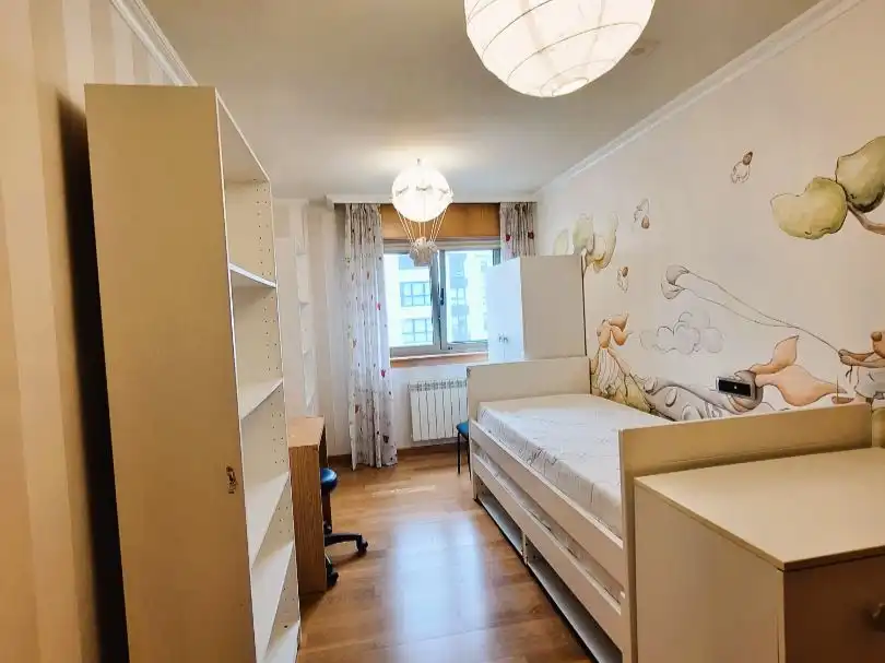 Flat for rent in Avenida de Monelos, 147, Eirís Bedroom of Flat for rent in A Coruña Capital with Heating, Storage room and Furnished