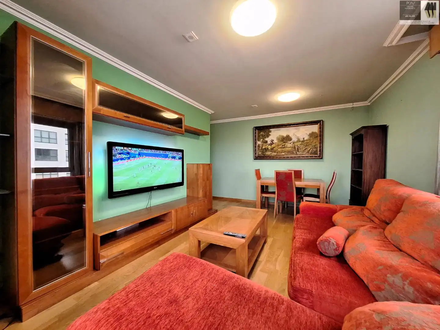 Flat for rent in Avenida de Monelos, 147, Eirís Living room of Flat for rent in A Coruña Capital with Heating, Storage room and Furnished