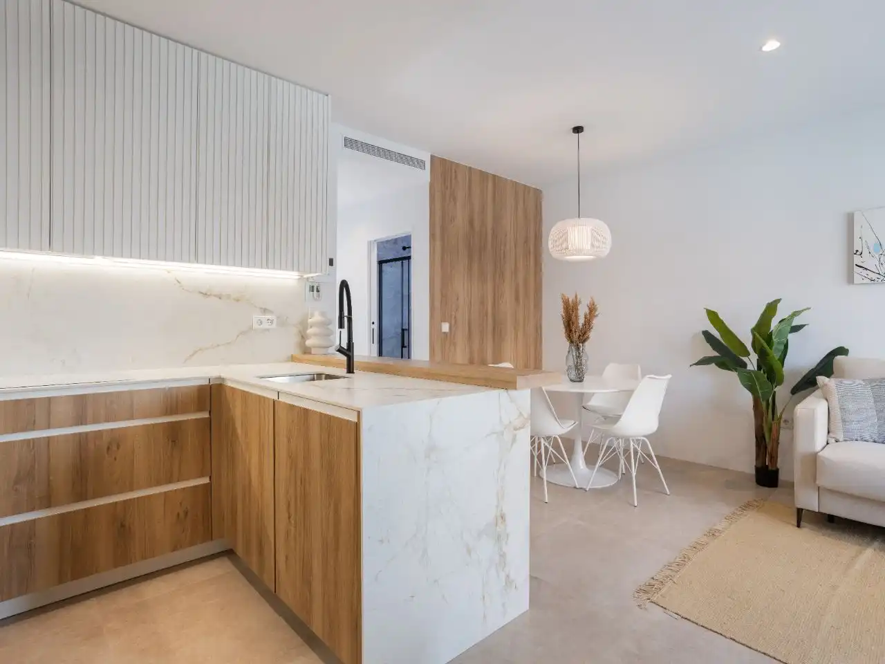 Flat for sale in Calle Lisboa, 9, Los Cuarteros Kitchen of Flat for sale in San Pedro del Pinatar with Air Conditioner, Heating and Private garden