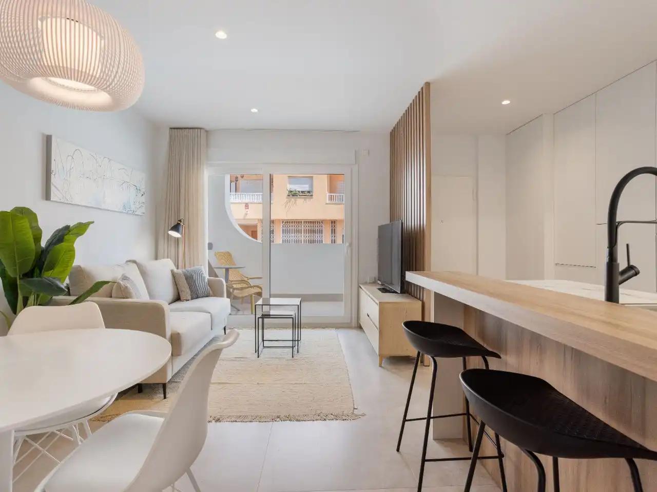Flat for sale in Calle Lisboa, 9, Los Cuarteros Living room of Flat for sale in San Pedro del Pinatar with Air Conditioner, Heating and Private garden