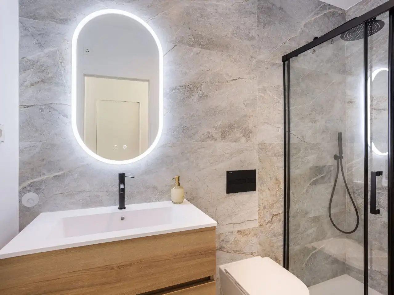 Flat for sale in Calle Lisboa, 9, Los Cuarteros Bathroom of Flat for sale in San Pedro del Pinatar with Air Conditioner, Heating and Private garden