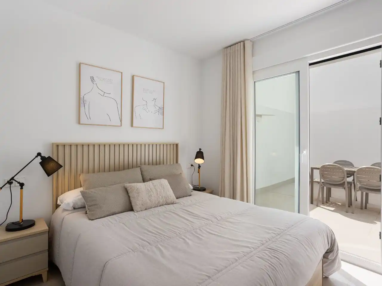 Flat for sale in Calle Lisboa, 9, Los Cuarteros Bedroom of Flat for sale in San Pedro del Pinatar with Air Conditioner, Heating and Private garden