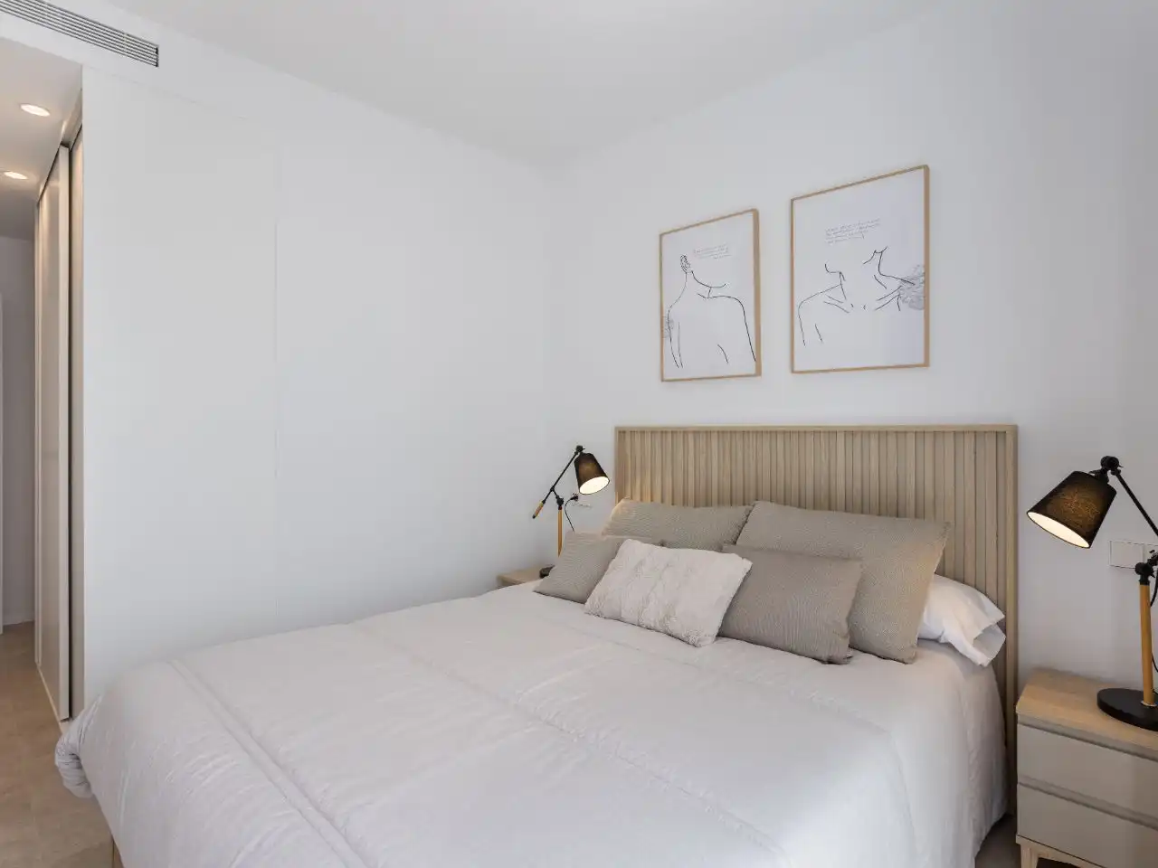 Flat for sale in Calle Lisboa, 9, Los Cuarteros Bedroom of Flat for sale in San Pedro del Pinatar with Air Conditioner, Heating and Private garden