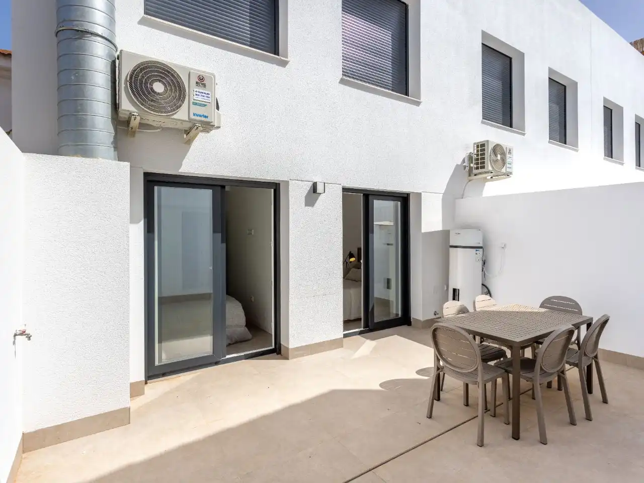 Flat for sale in Calle Lisboa, 9, Los Cuarteros Terrace of Flat for sale in San Pedro del Pinatar with Air Conditioner, Heating and Private garden