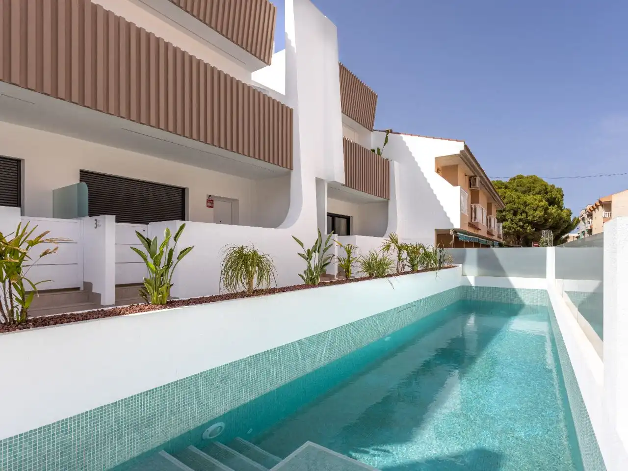 Flat for sale in Calle Lisboa, 9, Los Cuarteros Swimming pool of Flat for sale in San Pedro del Pinatar with Air Conditioner, Heating and Private garden