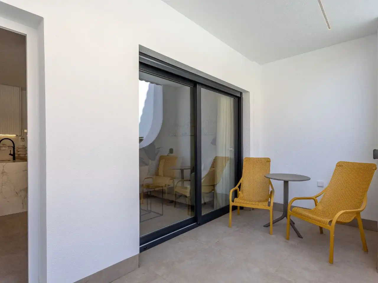 Flat for sale in Calle Lisboa, 9, Los Cuarteros Balcony of Flat for sale in San Pedro del Pinatar with Air Conditioner, Heating and Private garden