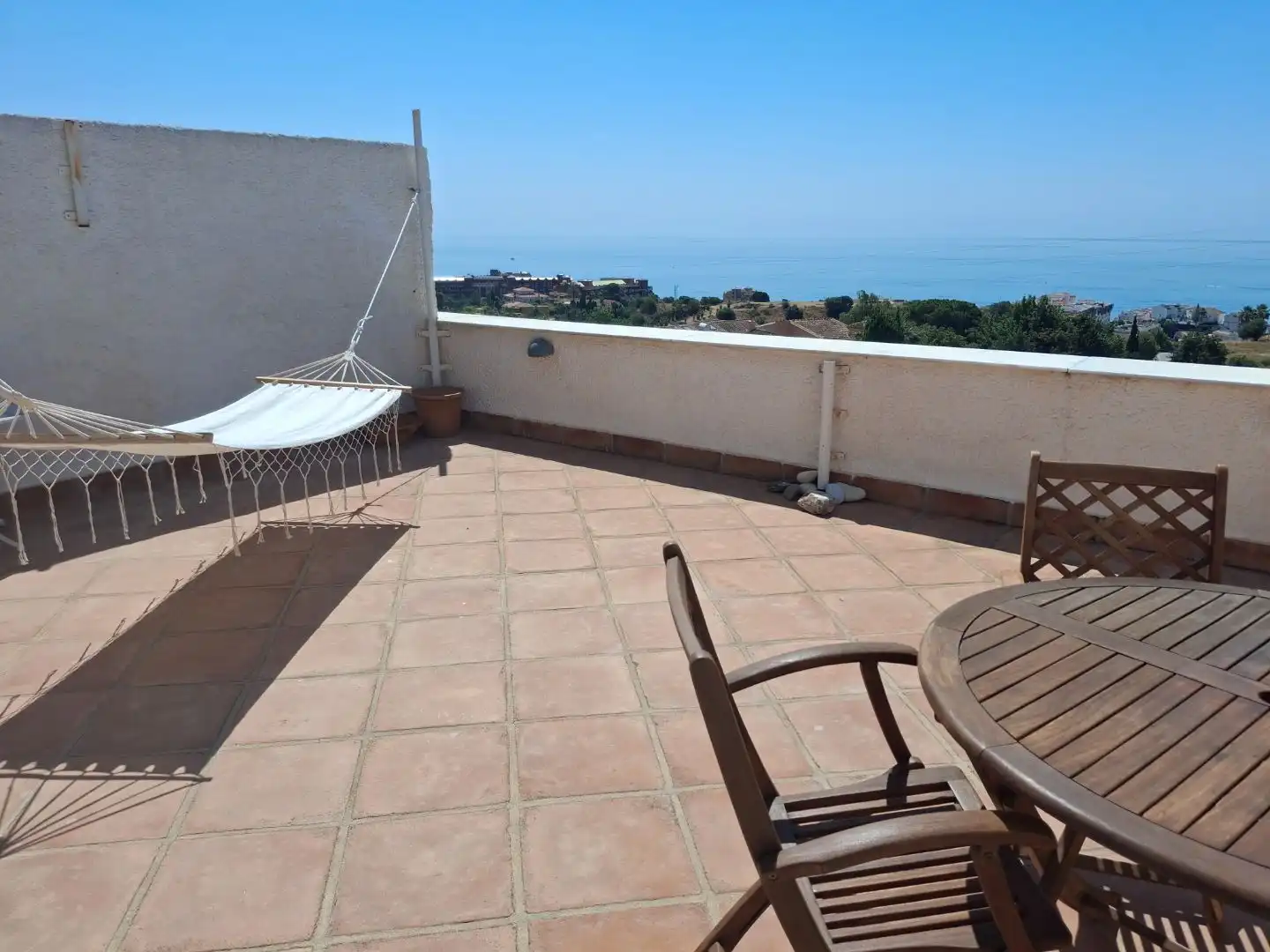 Terraza de Piso de alquiler en Benalmádena con Aire acondicionado, Terraza y Piscina