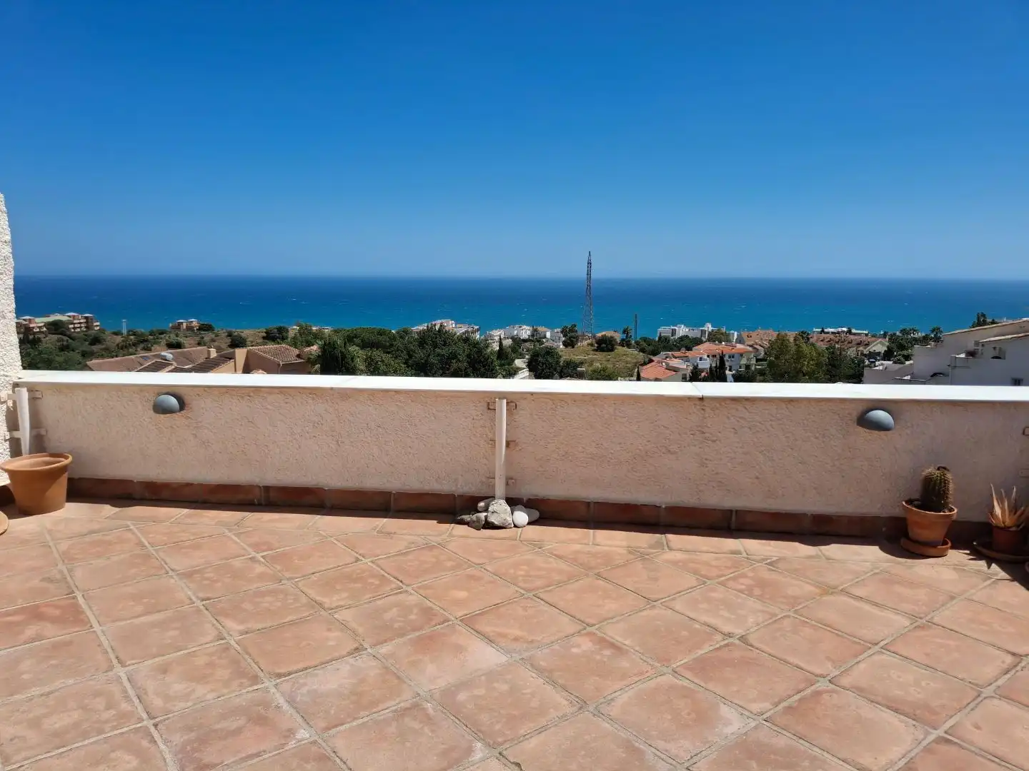 Terraza de Piso de alquiler en Benalmádena con Aire acondicionado, Terraza y Piscina