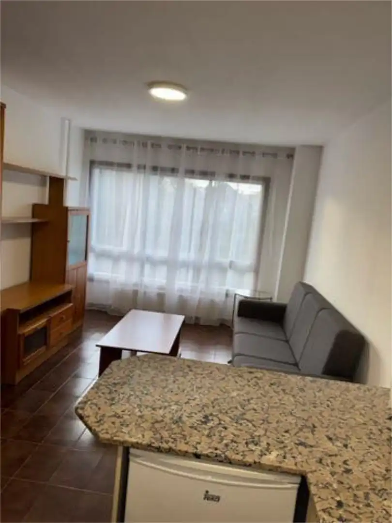 Apartamento de alquiler en Portádego - Vilaboa Norte Sala de estar de Apartamento de alquiler en Culleredo con Calefacción, Jardín privado y Amueblado