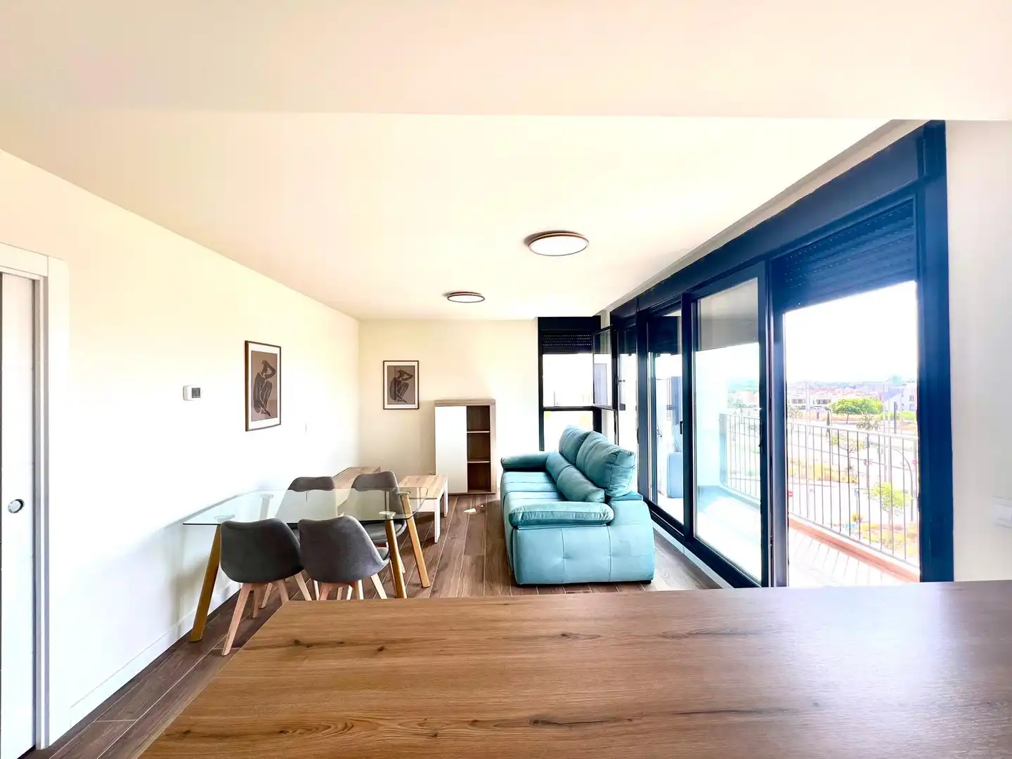Flat for rent in Desconocido, Guadalupe Living room of Flat for rent in Murcia with Air Conditioner, Heating and Parquet flooring