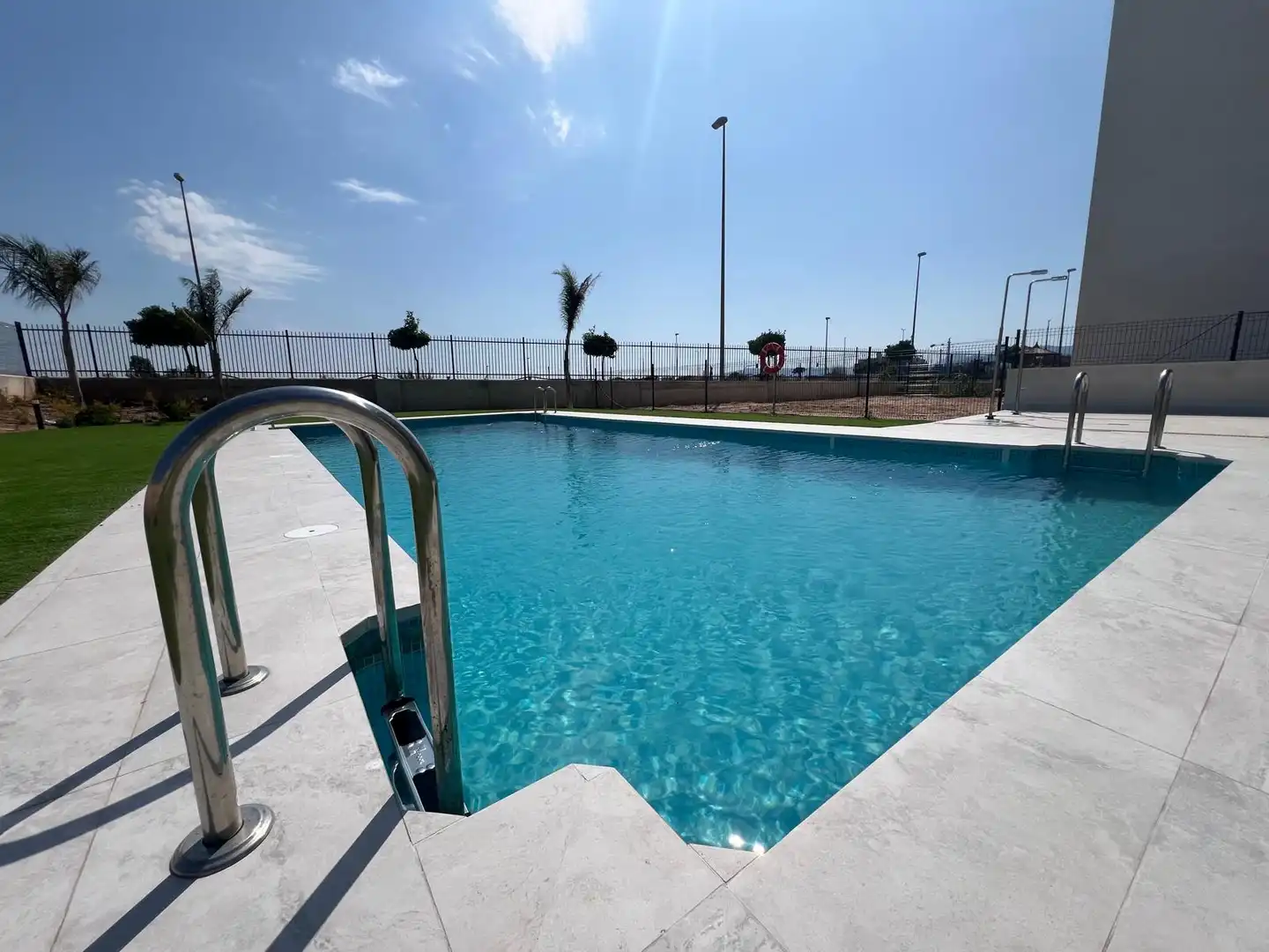 Flat for rent in Desconocido, Guadalupe Swimming pool of Flat for rent in Murcia with Air Conditioner, Heating and Parquet flooring