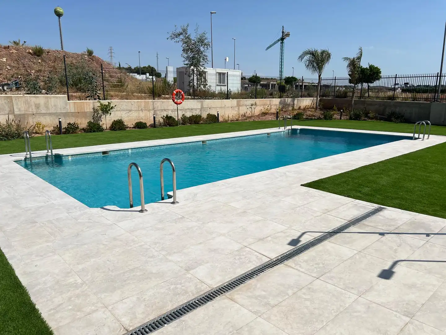 Flat for rent in Desconocido, Guadalupe Swimming pool of Flat for rent in Murcia with Air Conditioner, Heating and Parquet flooring