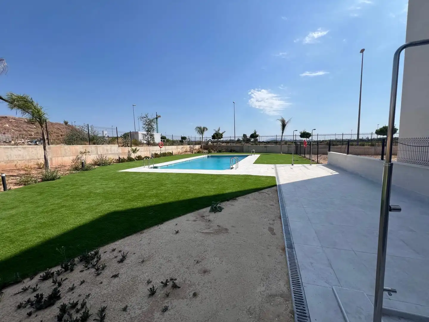 Flat for rent in Desconocido, Guadalupe Swimming pool of Flat for rent in Murcia with Air Conditioner, Heating and Parquet flooring
