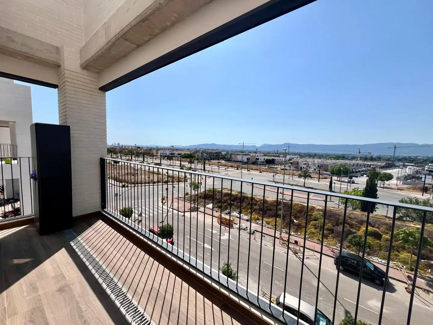Flat for rent in Desconocido, Guadalupe Exterior view of Flat for rent in Murcia with Air Conditioner, Heating and Parquet flooring