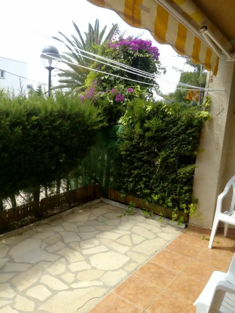 Jardín de Piso de alquiler en Cambrils con Aire acondicionado, Calefacción y Terraza