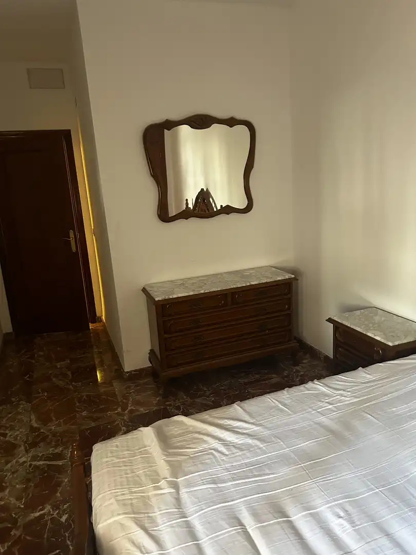 Bedroom of Flat for rent in Llerena  with Air Conditioner, Heating and Terrace