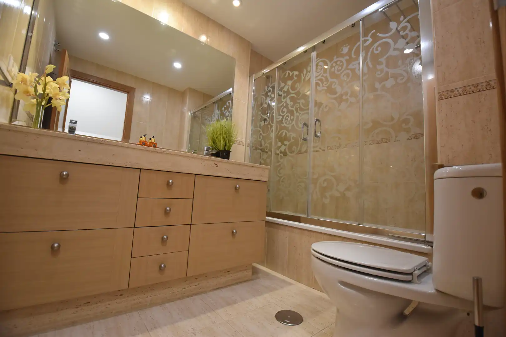Flat for rent in Rúa Ribeira Sacra, 19, Mesoiro Bathroom of Flat for rent in A Coruña Capital with Heating, Parquet flooring and Storage room