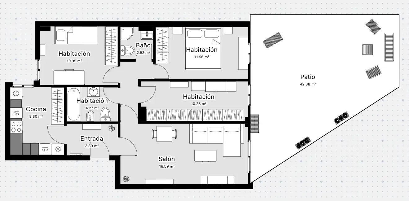 Flat for sale in Calle Rosales, 1, Arcos de la Frontera Flat for sale in Arcos de la Frontera with Air Conditioner and Terrace