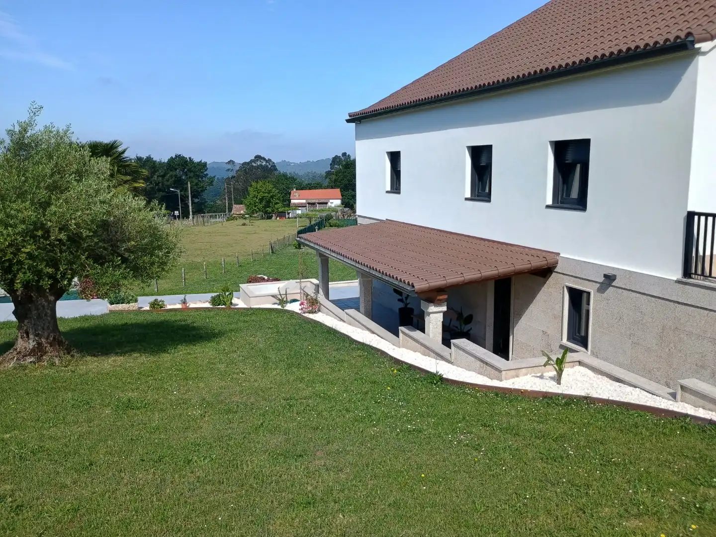 Vista exterior de Casa o chalet de alquiler en Moraña con Terraza