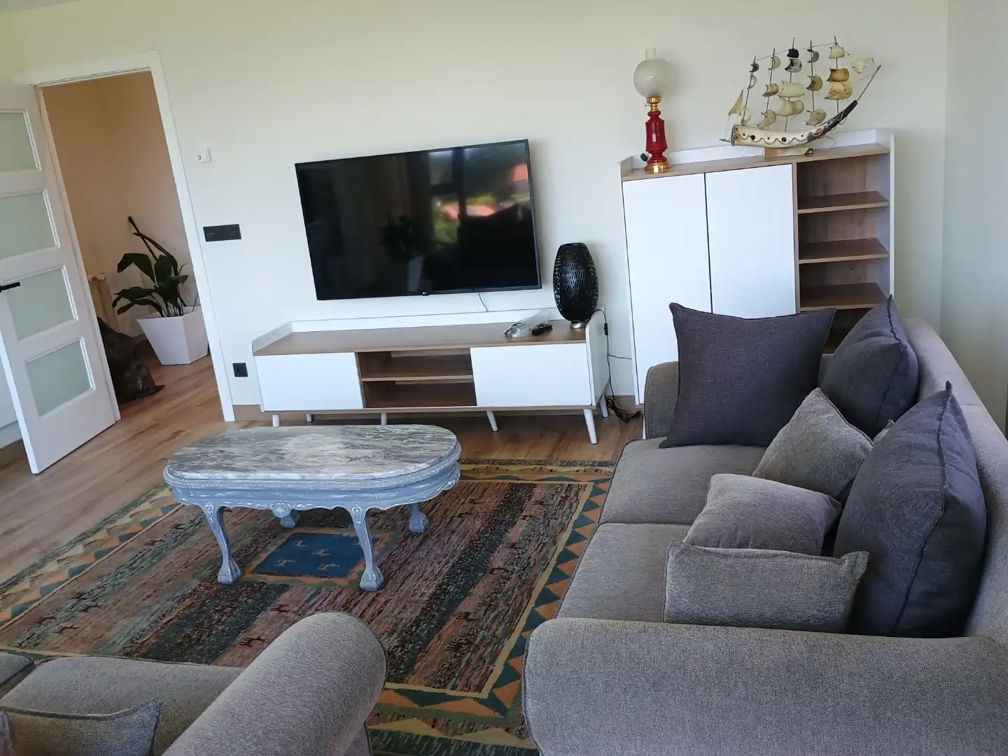 Sala de estar de Casa o chalet de alquiler en Moraña con Terraza