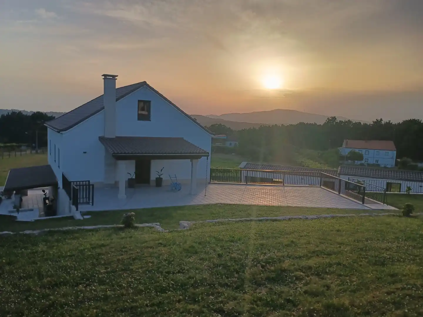 Terraza de Casa o chalet de alquiler en Moraña con Terraza
