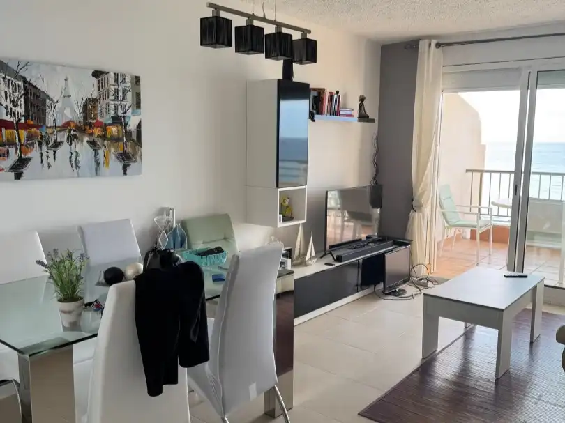 Flat for sale in Passeig Maritim, 33, Passeig Marítim Living room of Flat for sale in Mont-roig del Camp with Terrace, Swimming Pool and Balcony