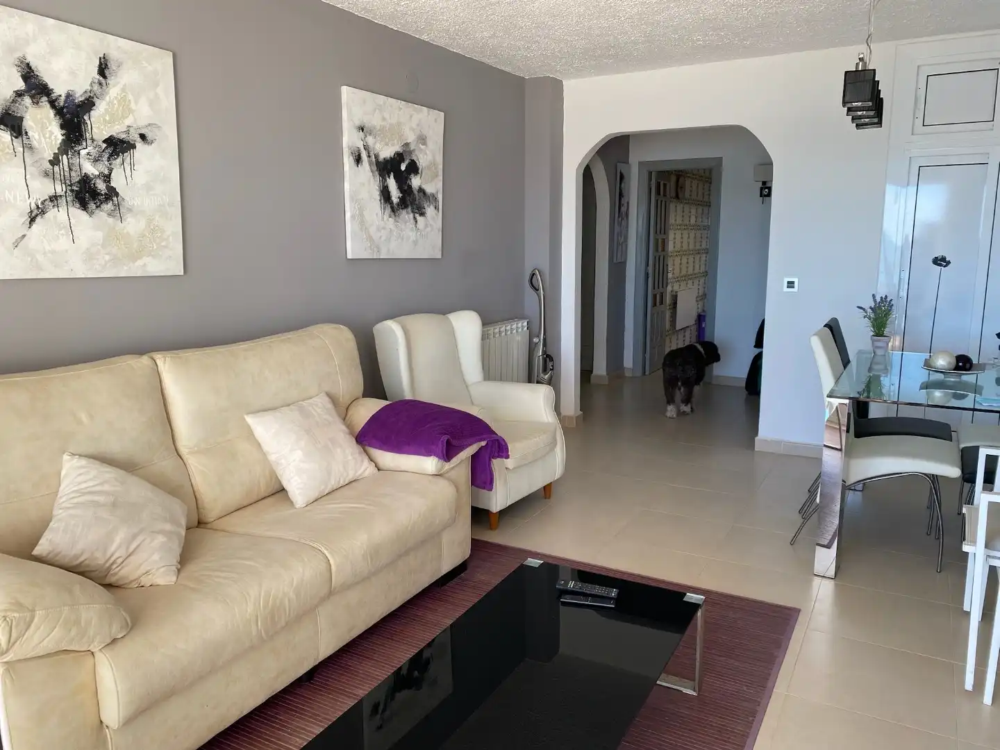 Flat for sale in Passeig Maritim, 33, Passeig Marítim Living room of Flat for sale in Mont-roig del Camp with Terrace, Swimming Pool and Balcony