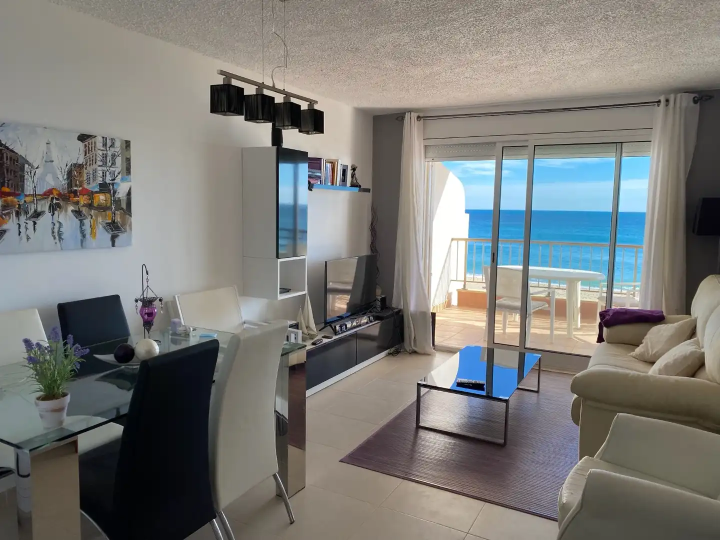 Flat for sale in Passeig Maritim, 33, Passeig Marítim Living room of Flat for sale in Mont-roig del Camp with Terrace, Swimming Pool and Balcony