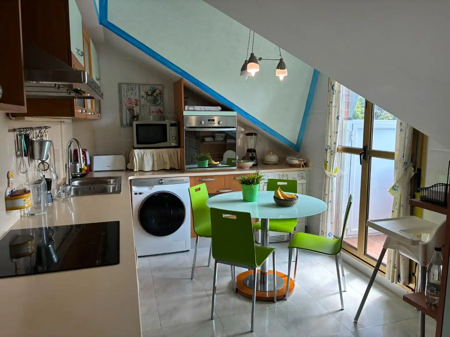 Kitchen of Flat for sale in Santander  with Air Conditioner, Terrace and Balcony