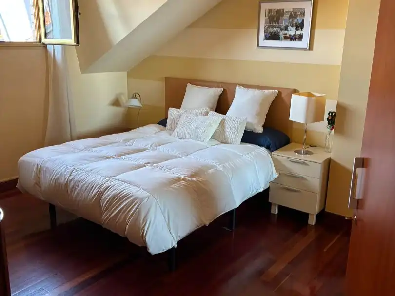 Bedroom of Flat for sale in Santander  with Air Conditioner, Terrace and Balcony