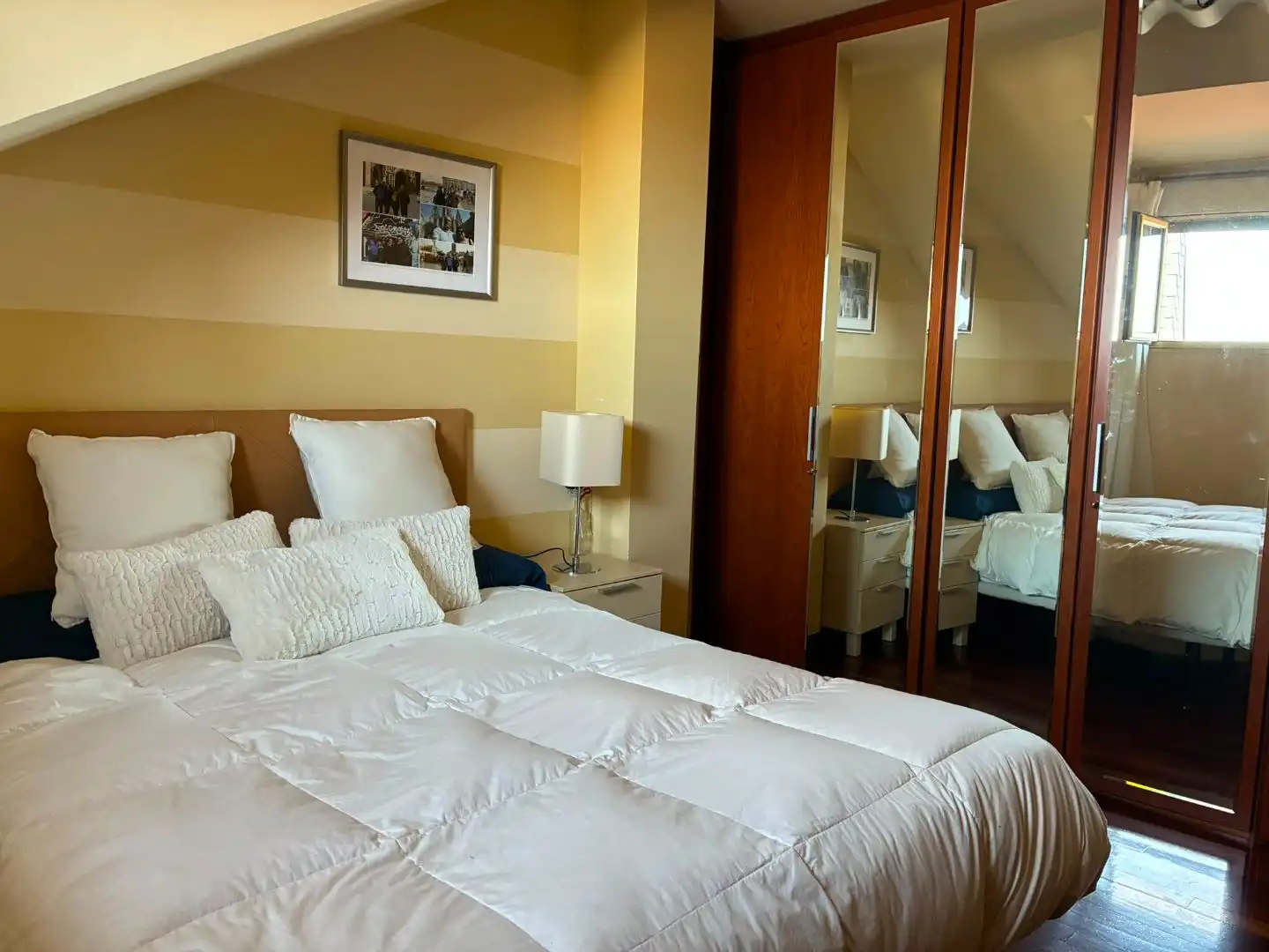 Bedroom of Flat for sale in Santander  with Air Conditioner, Terrace and Balcony