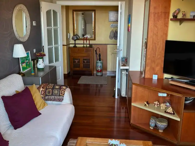 Living room of Flat for sale in Santander  with Air Conditioner, Terrace and Balcony