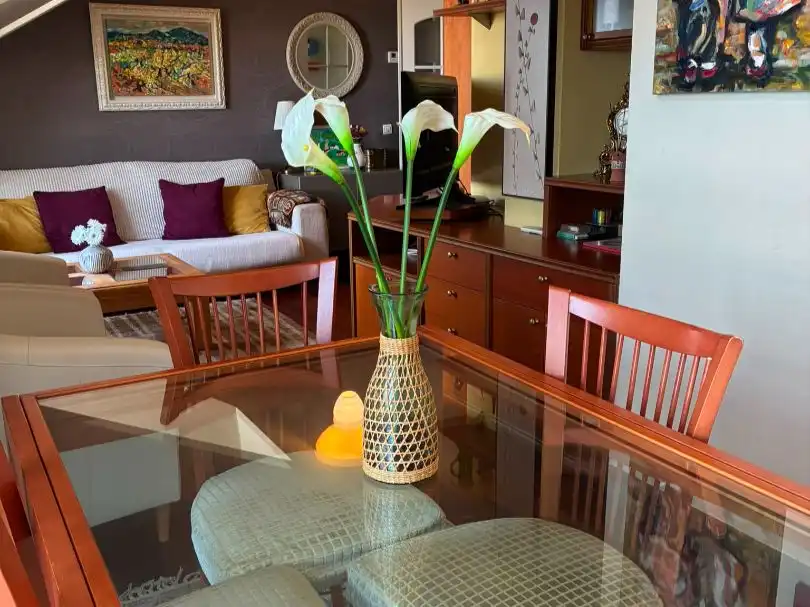 Dining room of Flat for sale in Santander  with Air Conditioner, Terrace and Balcony