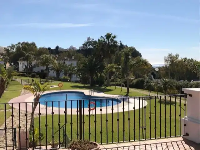 Wohnung zur Miete in Urbanizacion Casares Real, 2, Casares Golf - Casares del Sol Garten von Wohnung zur Miete in Casares mit Klimaanlage, Heizung und Privatgarten