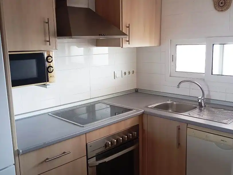 Flat for sale in Bulevar Central de las Cañadas, 4, Condado de Alhama Kitchen of Flat for sale in Alhama de Murcia with Air Conditioner, Swimming Pool and Furnished