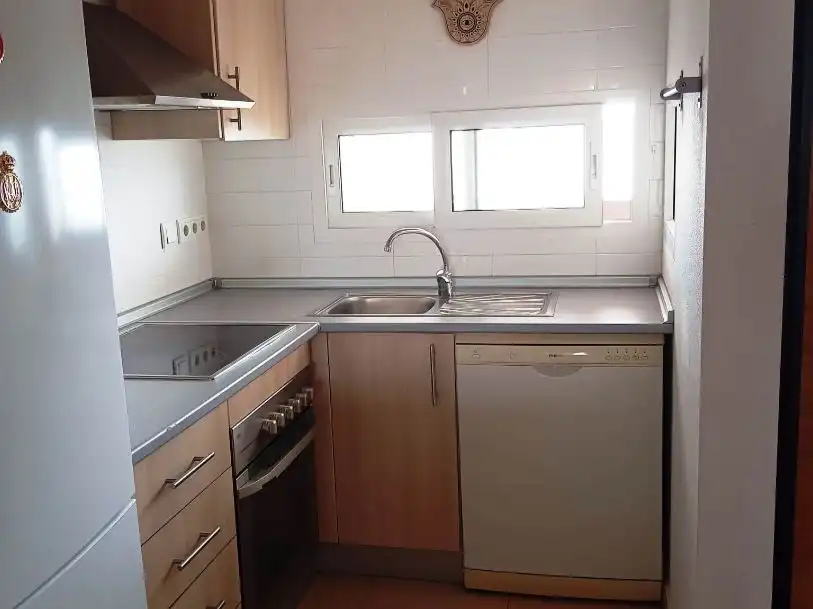 Flat for sale in Bulevar Central de las Cañadas, 4, Condado de Alhama Kitchen of Flat for sale in Alhama de Murcia with Air Conditioner, Swimming Pool and Furnished