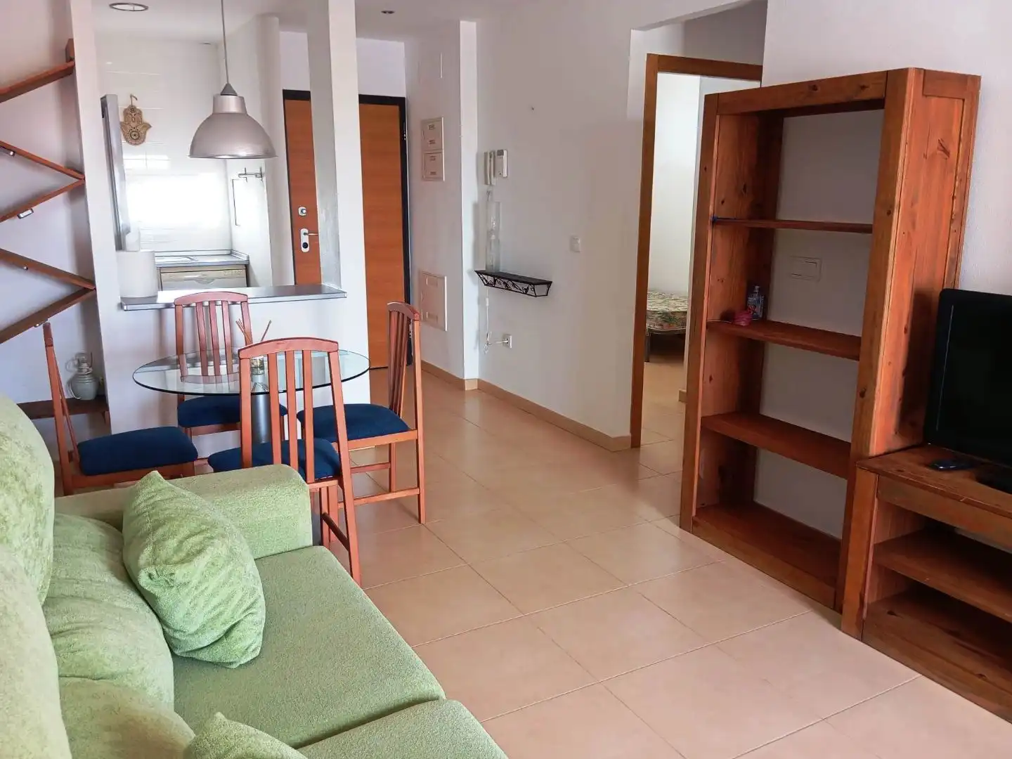 Flat for sale in Bulevar Central de las Cañadas, 4, Condado de Alhama Living room of Flat for sale in Alhama de Murcia with Air Conditioner, Swimming Pool and Furnished
