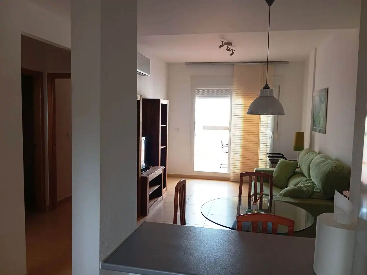 Flat for sale in Bulevar Central de las Cañadas, 4, Condado de Alhama Living room of Flat for sale in Alhama de Murcia with Air Conditioner, Swimming Pool and Furnished