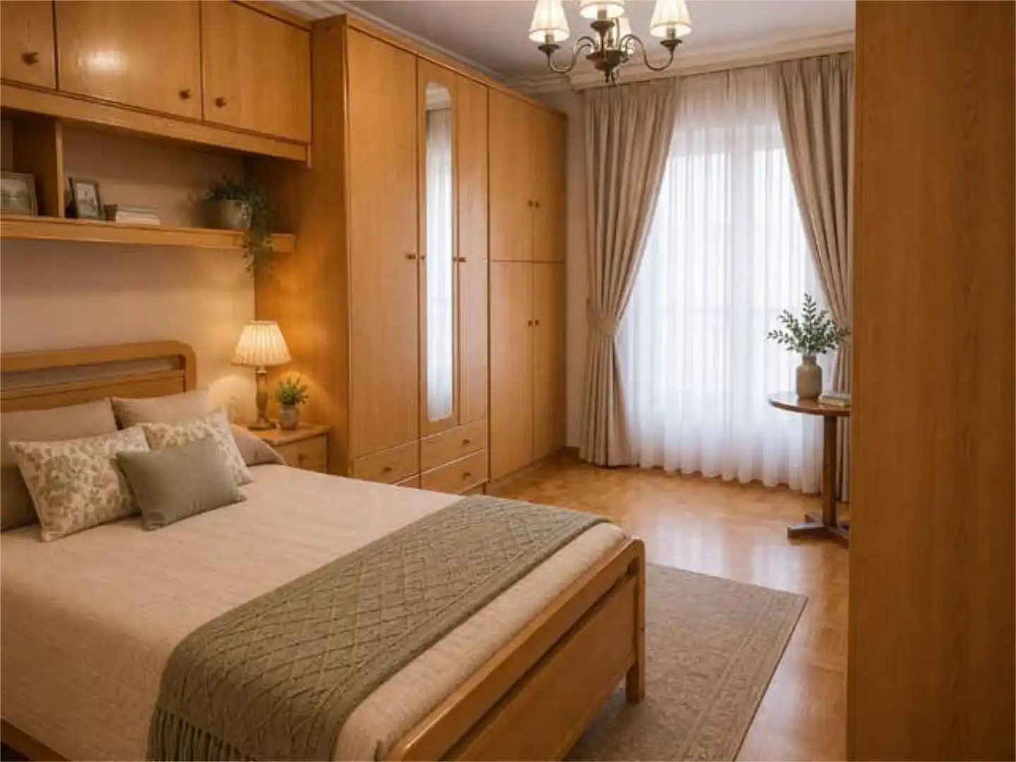 Casa adosada en venta en El Soto Habitación de Casa adosada en venta en León Capital con Calefacción, Jardín privado y Terraza
