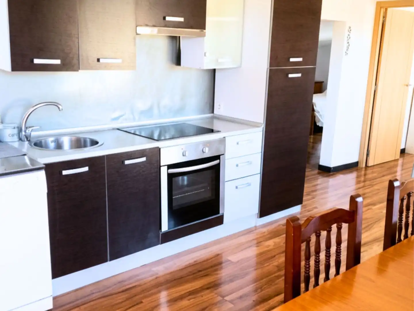 Apartamento de alquiler en Passeig dels Tarongers, 14, Mas Ram Cocina de Apartamento de alquiler en Badalona con Aire acondicionado, Calefacción y Parquet