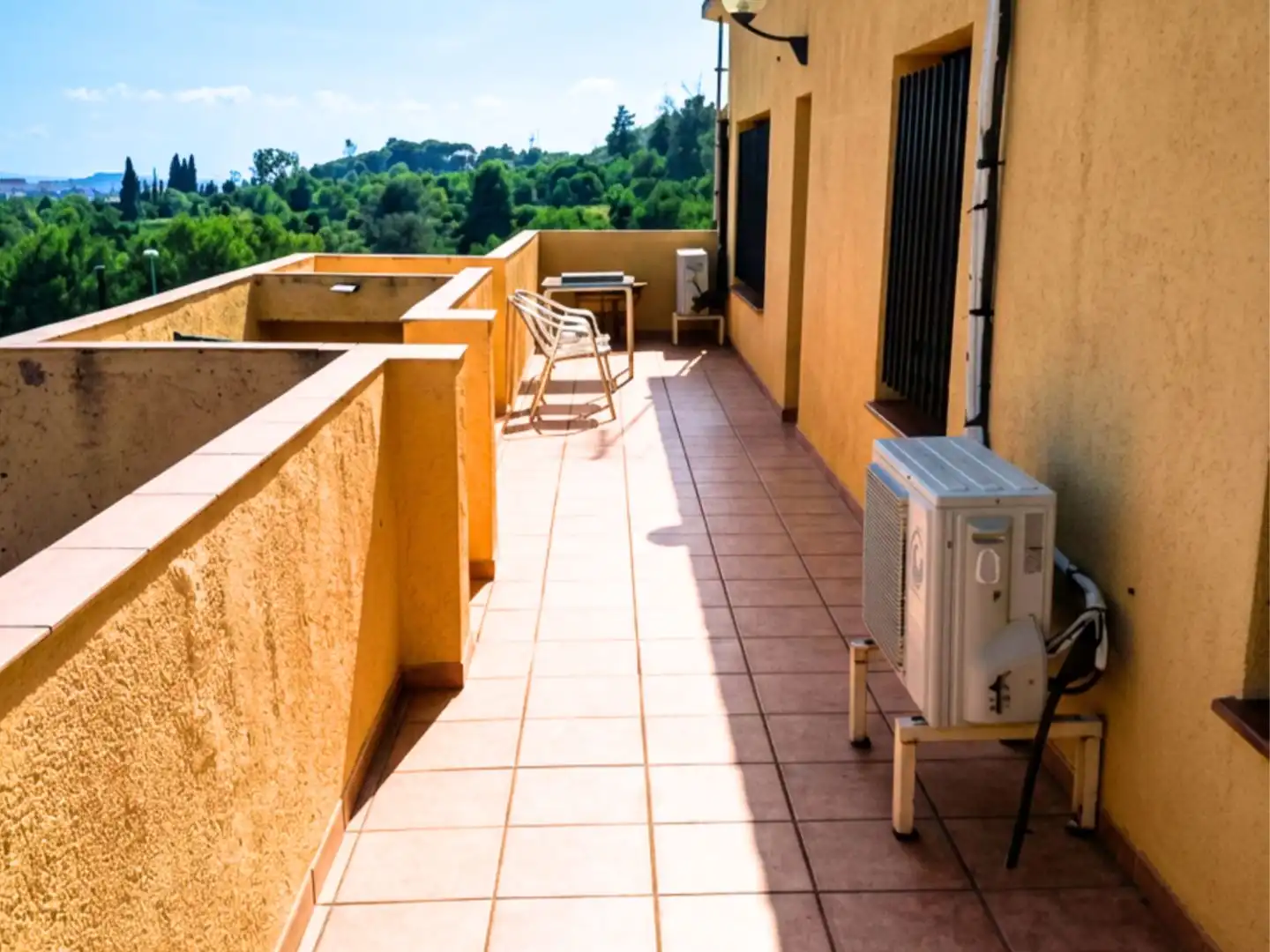 Apartamento de alquiler en Passeig dels Tarongers, 14, Mas Ram Terraza de Apartamento de alquiler en Badalona con Aire acondicionado, Calefacción y Parquet