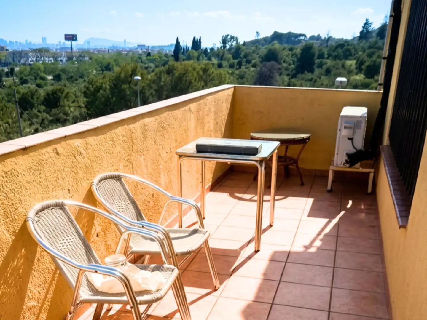 Apartamento de alquiler en Passeig dels Tarongers, 14, Mas Ram Terraza de Apartamento de alquiler en Badalona con Aire acondicionado, Calefacción y Parquet