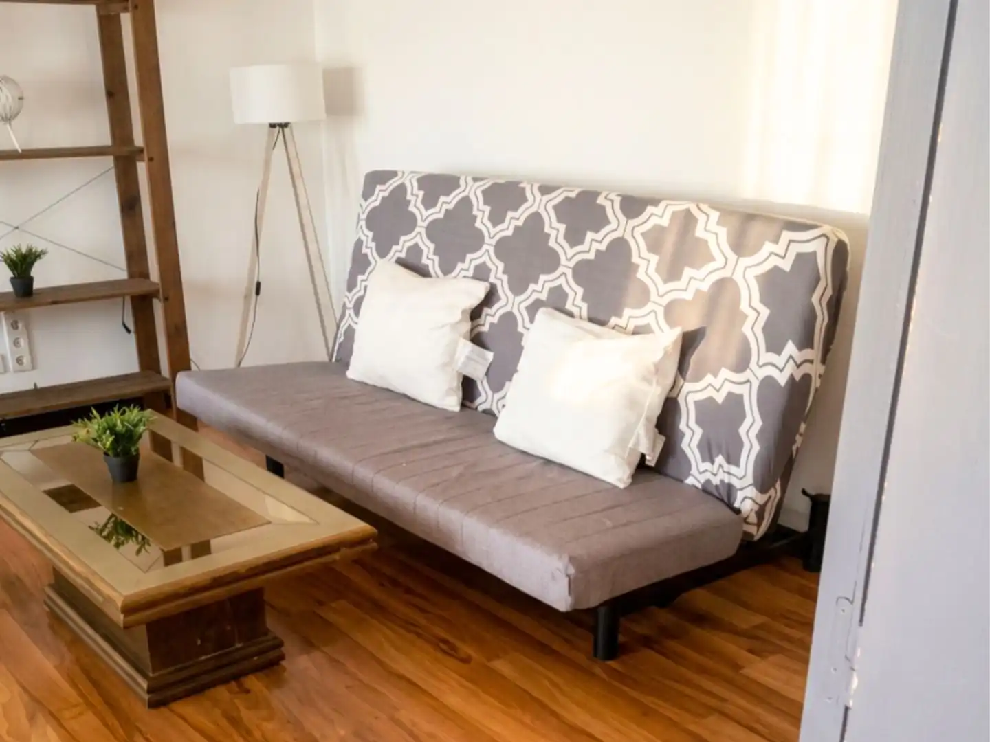 Apartamento de alquiler en Passeig dels Tarongers, 14, Mas Ram Sala de estar de Apartamento de alquiler en Badalona con Aire acondicionado, Calefacción y Parquet