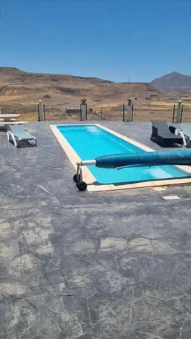 Schwimmbecken von Wohnung zum Verkauf in Pájara mit Heizung, Privatgarten und Terrasse