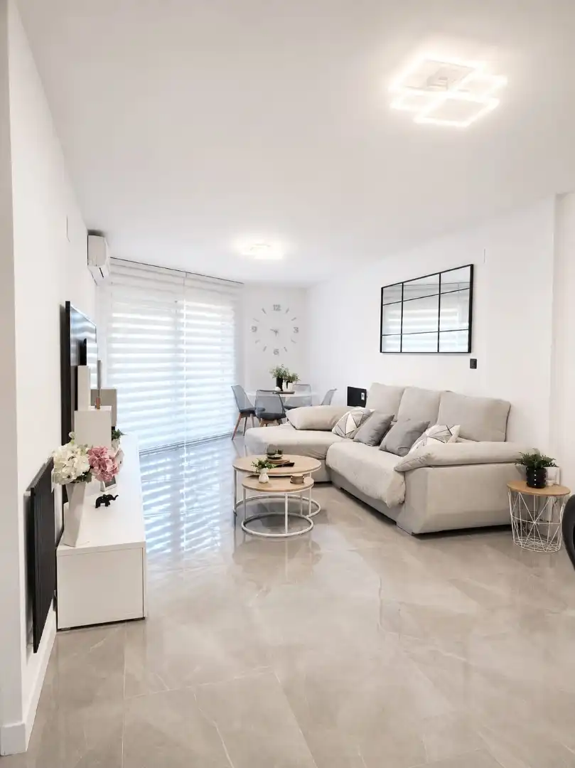 Flat for sale in Calle Ronda de Los Montes, 53, Albolote Living room of Flat for sale in Albolote with Air Conditioner and Balcony