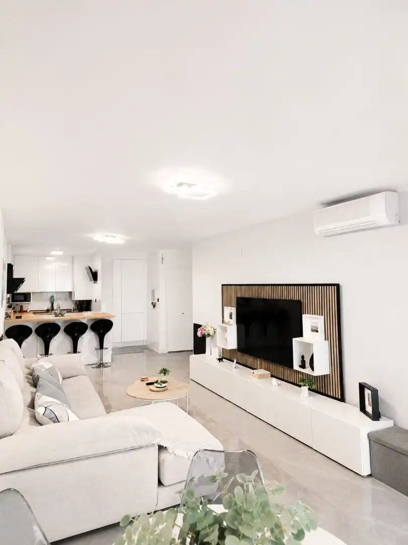 Flat for sale in Calle Ronda de Los Montes, 53, Albolote Living room of Flat for sale in Albolote with Air Conditioner and Balcony